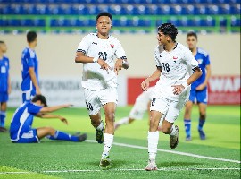 منتخب الناشئين يهزم الكويت برباعية ويواجه لبنان غداً في غرب آسيا